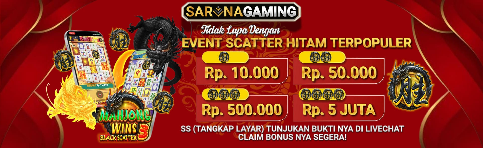 scatter hitam