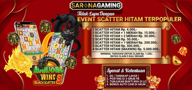 scatter hitam